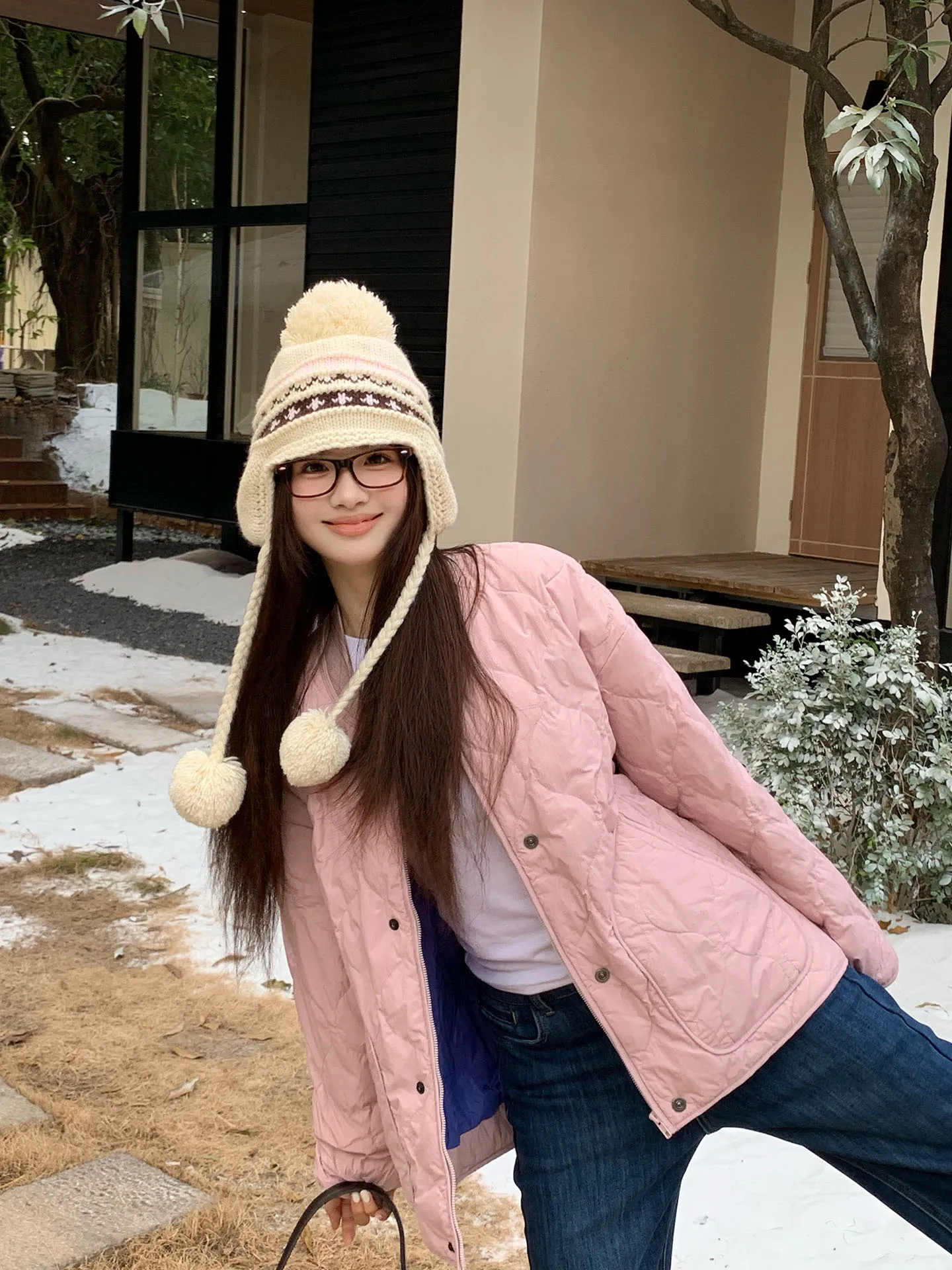 

Casual Du down Jaet Women's Lightweight Loose Fit Quilted Pattern Couples Sle Outerwear Orange Tree Where