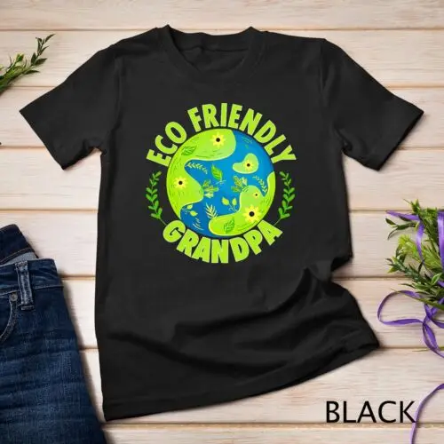 Earth Day Climate Change Recycling Papa Eco-Friendly Human Unisex T-shirt