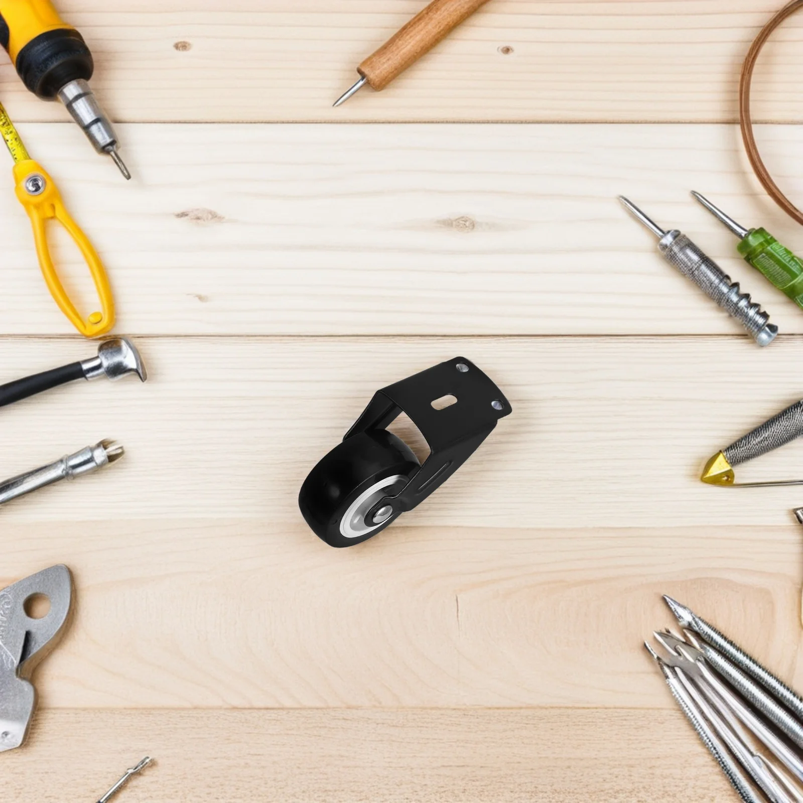 

4pcs Door Sliding Rollers: Heavy Duty Barn Door Hardware Kit Smooth Silent Bearings For Wardrobe Closet Cabinet Metal Rolling