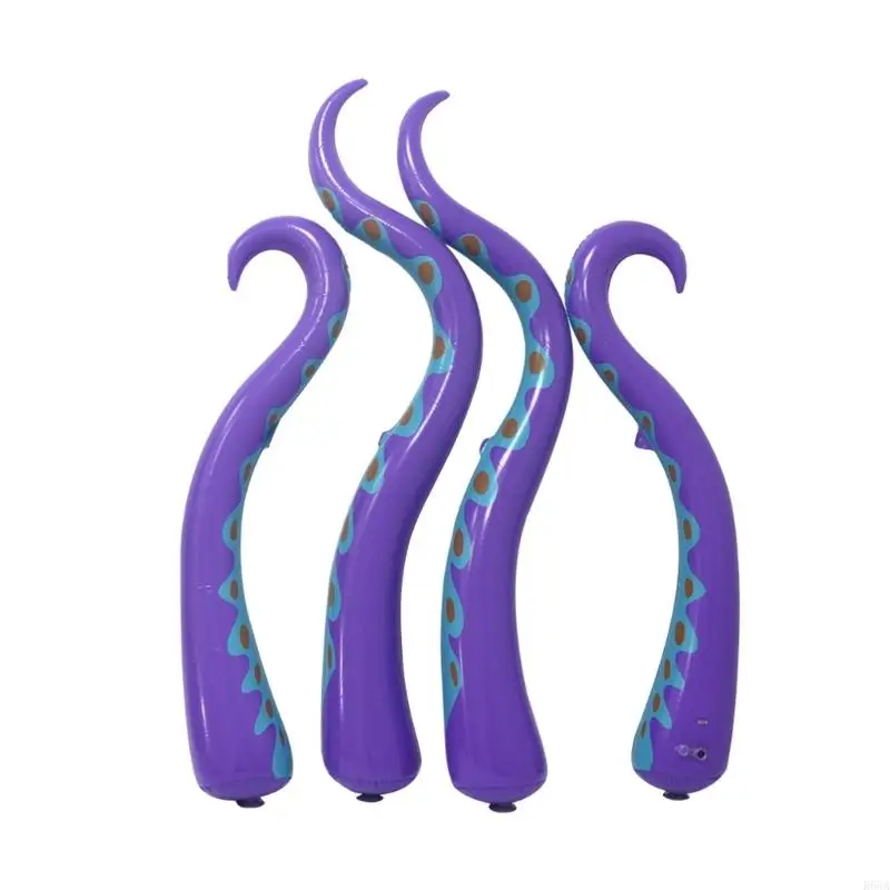 

R66A Weather Proof Halloween Octopuses Tentacles Inflatable Decors Safe For Kids And Outdoor Use