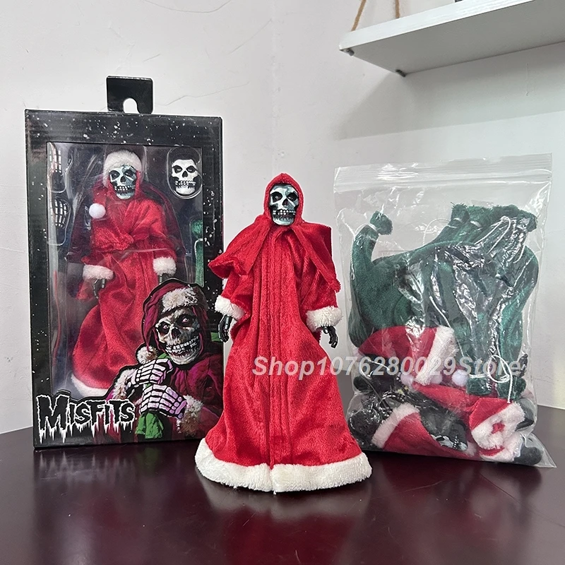 

NECA Figure Misfits Rock Band Holiday Demon Christmas Edition Action Figure PVC Model Toys Joint Movable Hallowen Present Decor