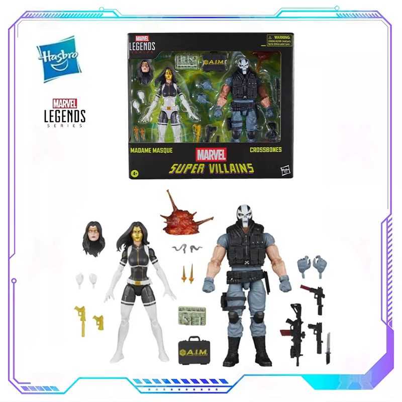 

Hasbro Marvel Legends Super Villains Crossbones & Madame Masque 6 Inch Action Figure Toy Gift