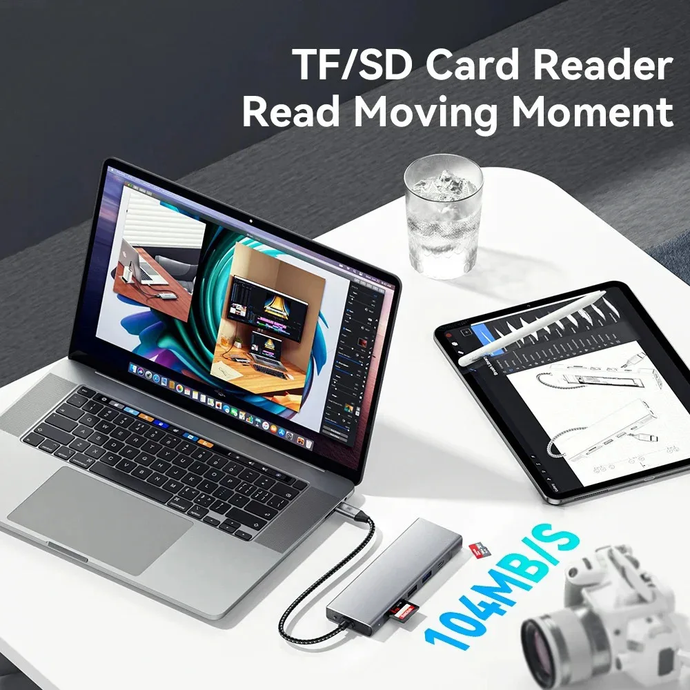 8-In-1 Usb Hub Dock…