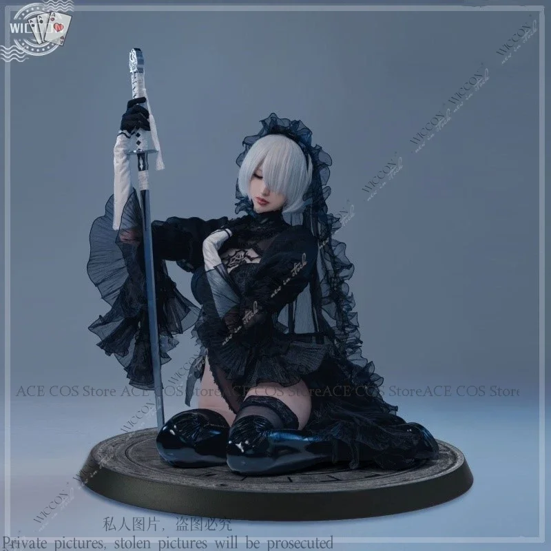 2B YoRHa No.2 Type B Cosplay Costume Game Cosplay 2B/2P Cosplay Female Costume Two Styles Women Cosplay Wedding Sexy Woman