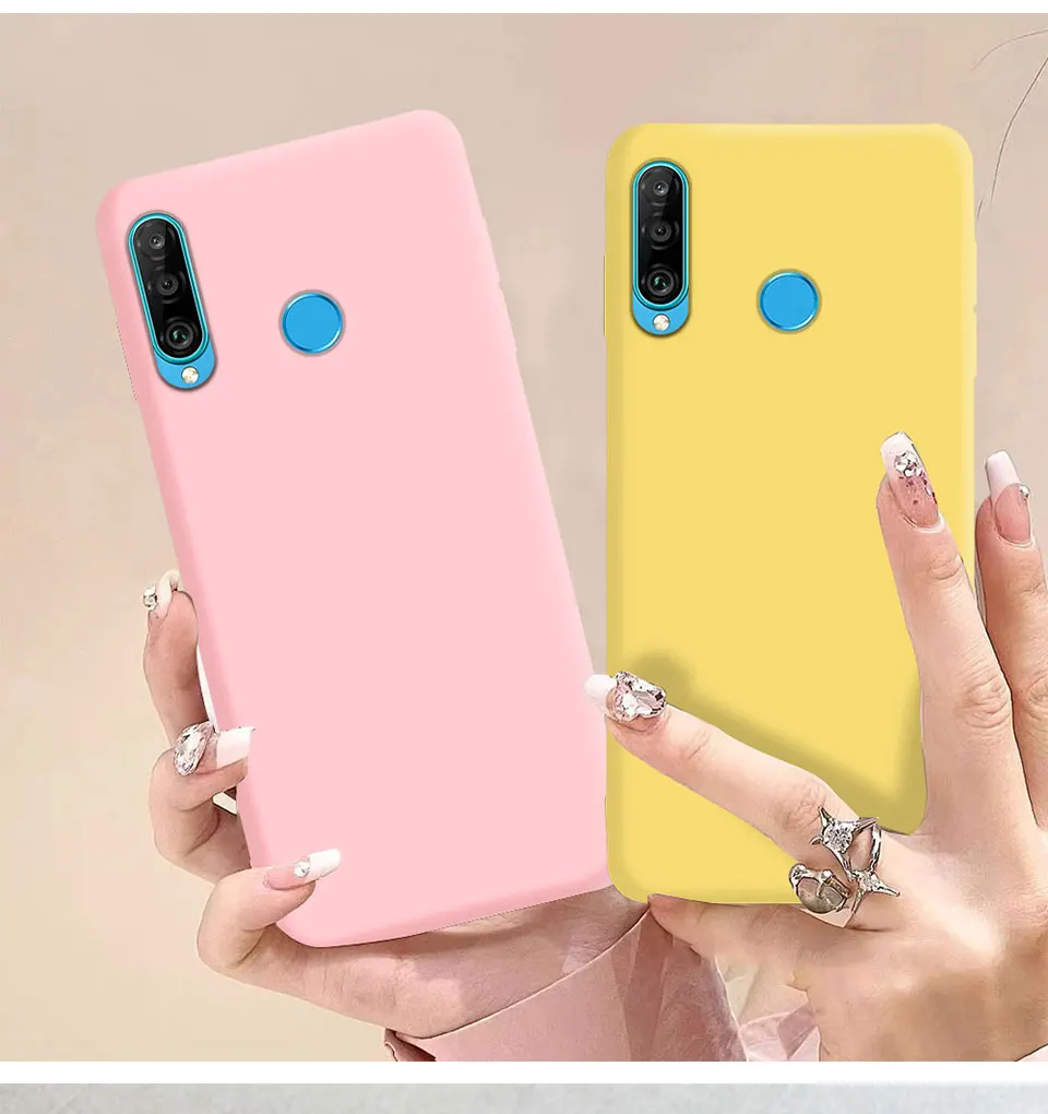 Neue Flüssigsilikon-Handyhülle für Huawei P30 Lite, weiches flüssiges Silikon, Silikon, schützt die Original-Rückseite – Detail 13