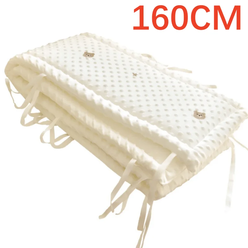Babybedbumper in de wieg Dikke zachte kinderbedbescherming Afneembare wiegbeschermer Kinderkamerdecoratie Laat aangepast formaat toe