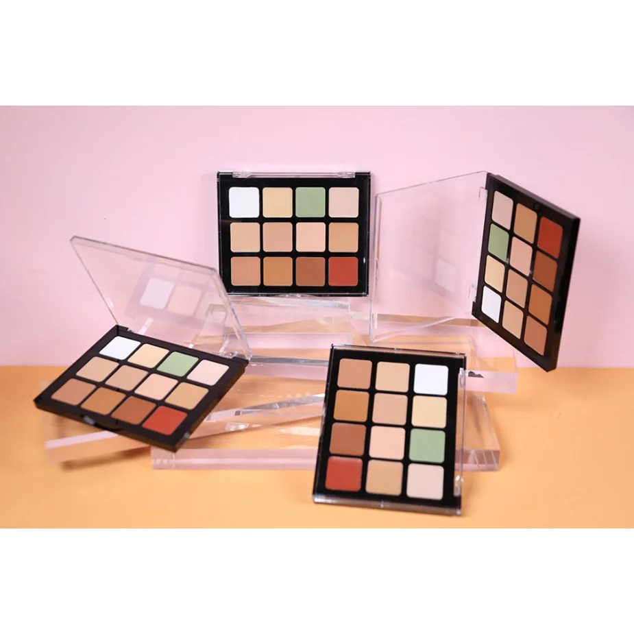Custom Logo Vegan Concealer Blush Palette Matte Highlighter Contour Makeup Palette Wholesale Makeup Contour Face Cosmetics