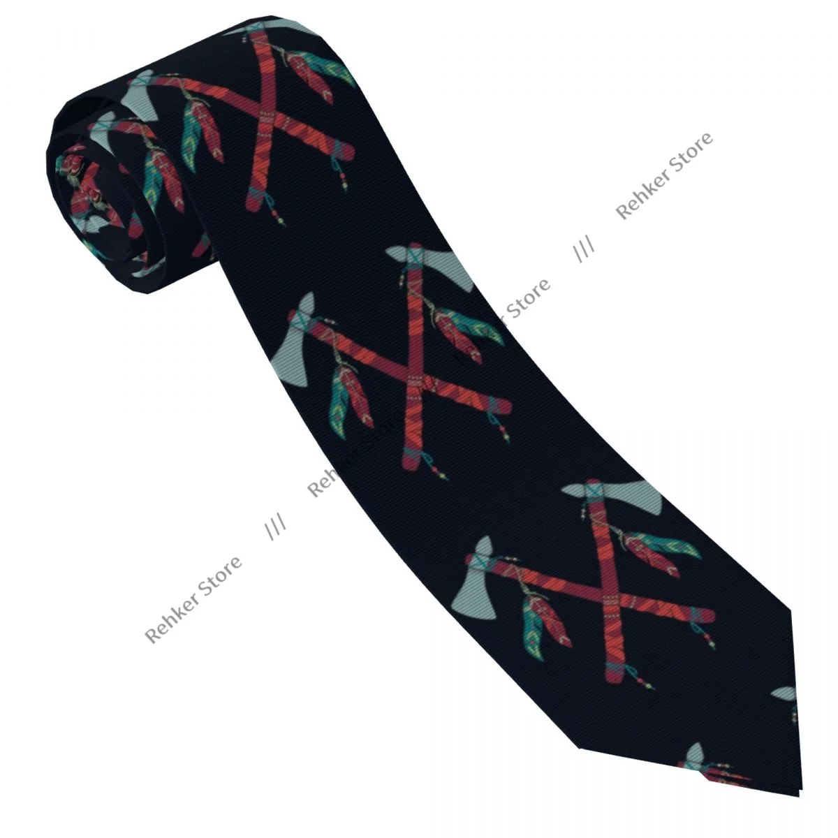Formal Skinny Neckties Classic Men's Tomahawks Wedding Tie Gentleman Narrow