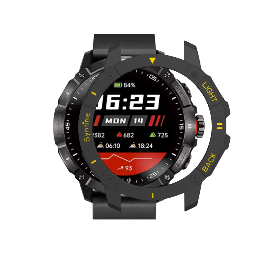 Voor Syntime 2 2 Pro Smartwatch Pc Case Anti-Kras Protector Cover Hard Shell Frame Voor Syntime2 Pro Sleeve Behuizing