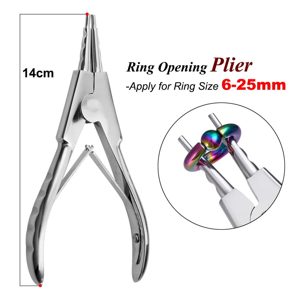 1pc Locking Tweezers Pliers Surgical Steel Tattoo Piercing Forceps Clamp Tools Nostril Septum Tragus Belly Tongue Lip Piercings