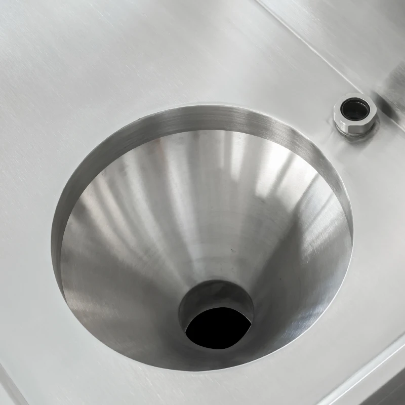 

Wall-mounted, hand-washing medical sink, treatment sluice, sink for doctors