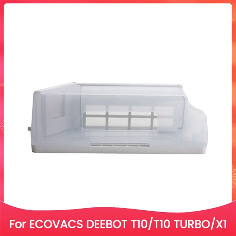 B59B-Vacuum Dust Box For ECOVACS DEEBOT T10/T10 TURBO/X1 Replacement Accessories Trash Dust Box