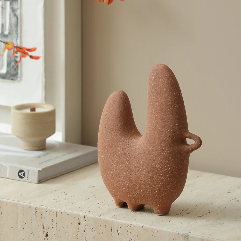 

Art Deco Elegant Abstract Bactrian Camel Statue Glazed Ceramic Home Decorative Art Sculpture