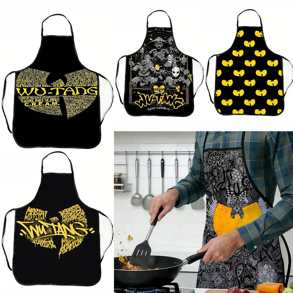 

WU-TANG-CLAN HIP-HOP Apron Women Men Unisex Bib Cooking Kitchen Tablier Cuisine Chef Baking