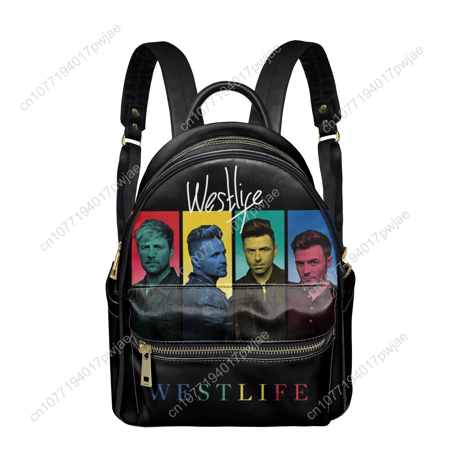 Westlife Pop Band Backpack Womens Men Personalized Double Shoulder Bag Business Travel Bookbag Rucksack Gift Daypack