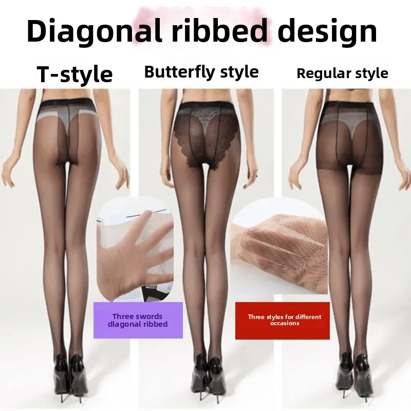 

Ультратонкие сексуальные женские колготки с узором в виде люверсов и диагональным рисунком, удобные дышащие леггинсы-белье