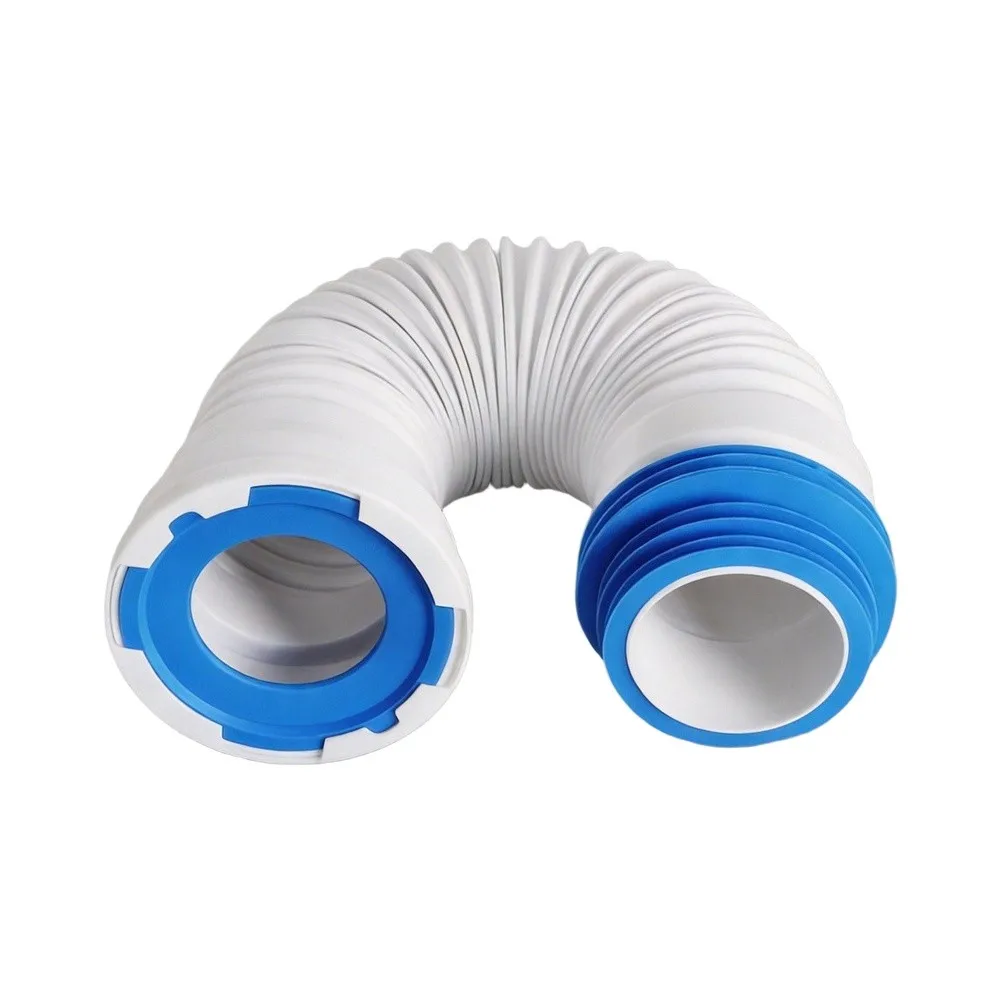 Flexible Toilet Waste Pipe Adapter with Reinforced Inner Coil and Outer PP Sheath for Long Term Plumbing Reliability