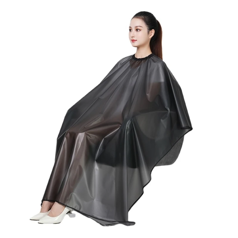 Barbershop Hairdresser Perm Dye Shawl Hair Salon Semi Transparent Waterproof Apron Thickened Cape Hairdressing Accessories