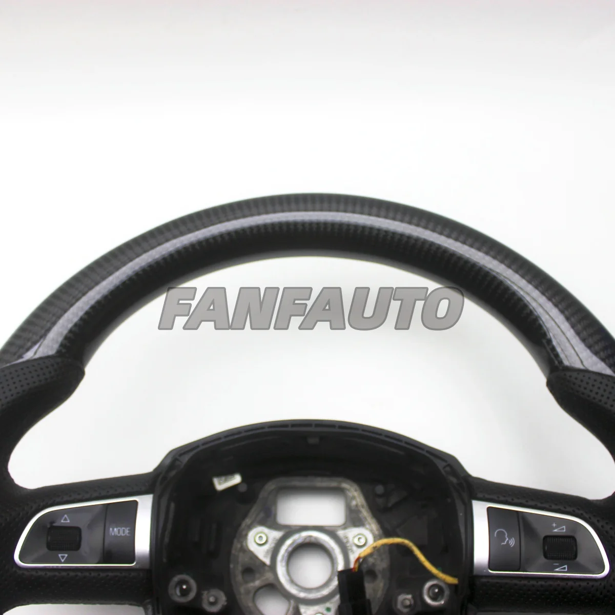 Picture 5: Replacement Real Carbon Fiber Steering Wheel with Leather for Audi A3 8P Q5 4L