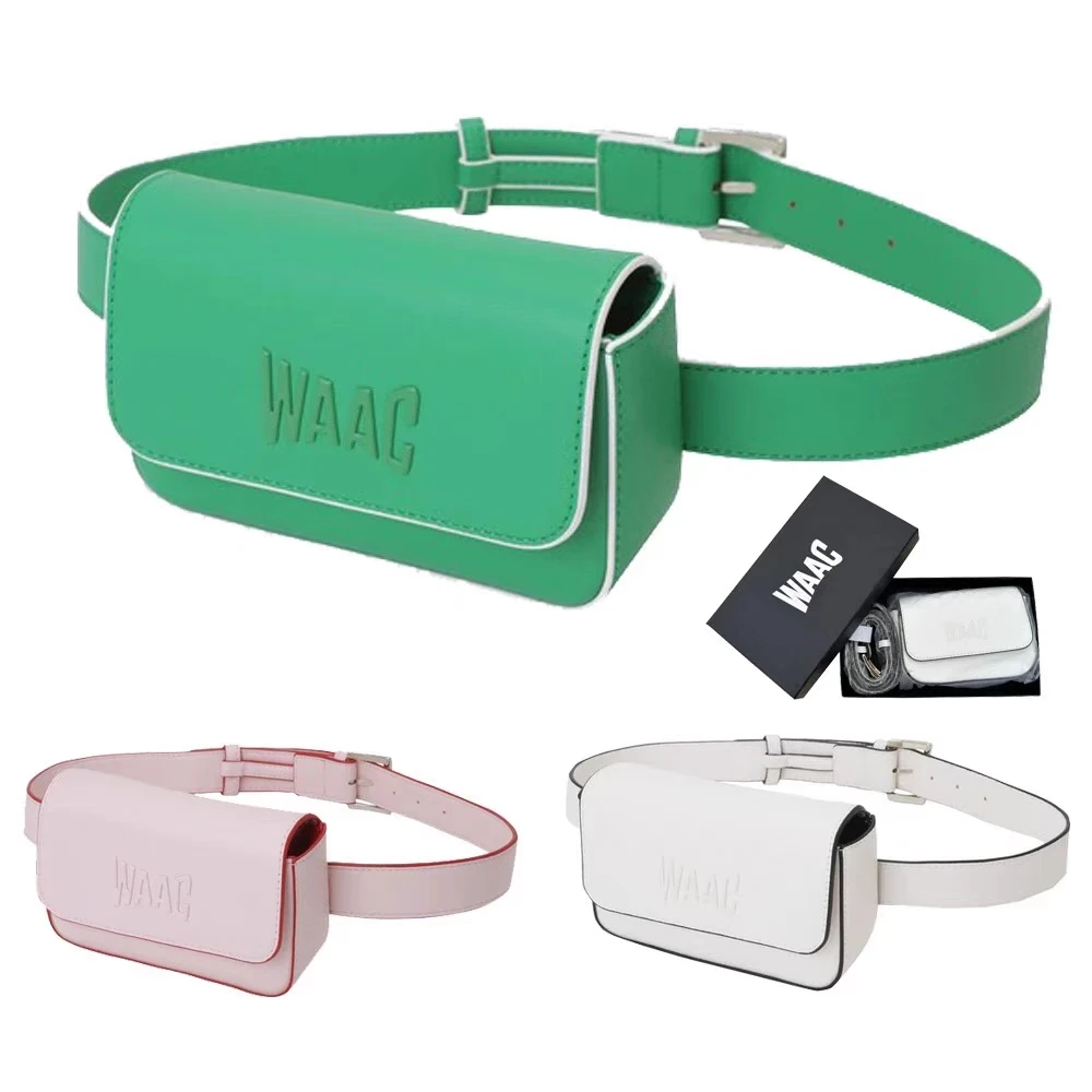 Golf Waist Bag With Belt Gift Box Storage, High-end Pu Material Magnetic Switch Women's Small Handbag