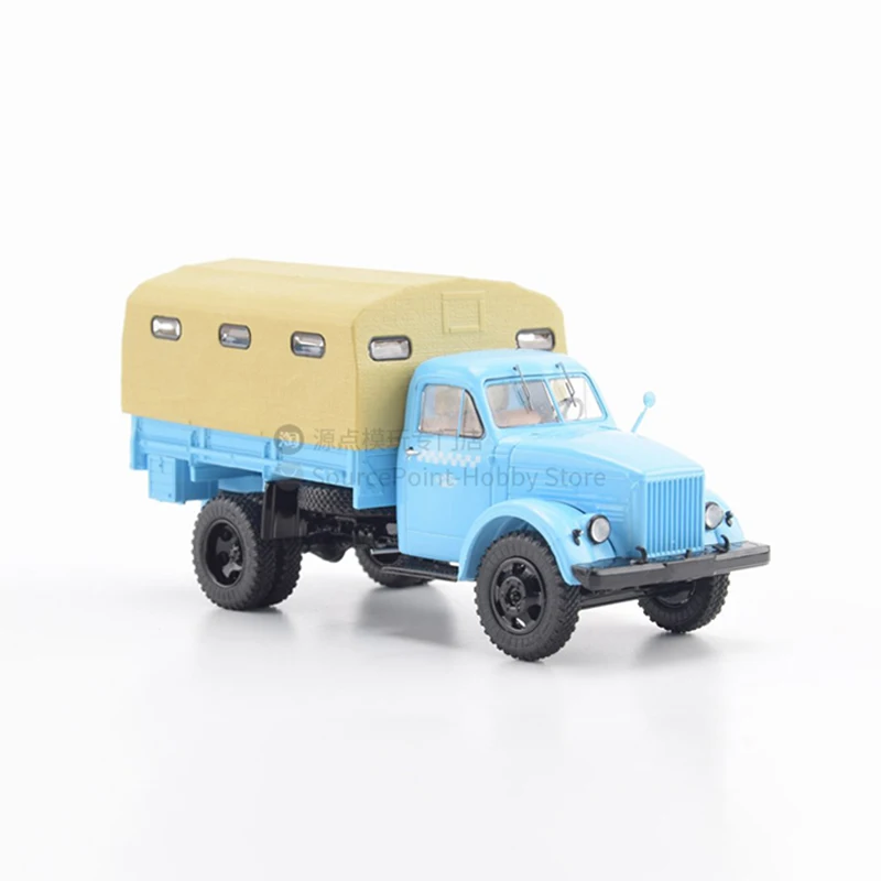 Escala 1:43 liga fundida GAZ-51R carga dupla utilização caminhão de mesa brinquedos carros modelo sm1580 clássico adulto lembrança presente exibição estática