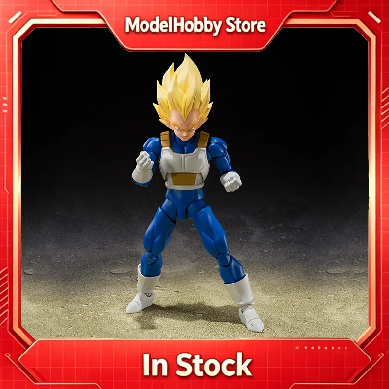 

Original Bandai S.H.Figuarts Dragon Ball Z Super Saiyan Vegeta Dangerous Pride Collectible Action Figuarts Anime Model Toys