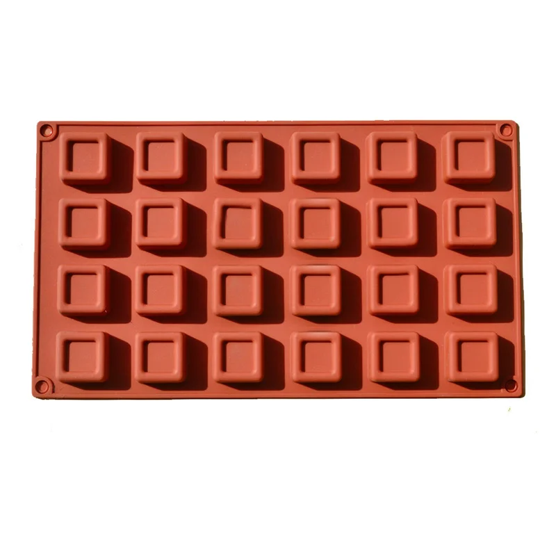 Square Donut Silicone Cake Mold Baking Jelly Pudding Chocolate Mould  Ice Cube Muffin CupCake Biscuit Bake Tray