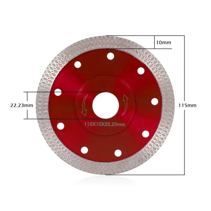 1pc Diamond Dry Cutting Blade Disc Porcelain Ceramic Tile Turbo Thin Stoneware for Marble 105 115 125mm - Image 5
