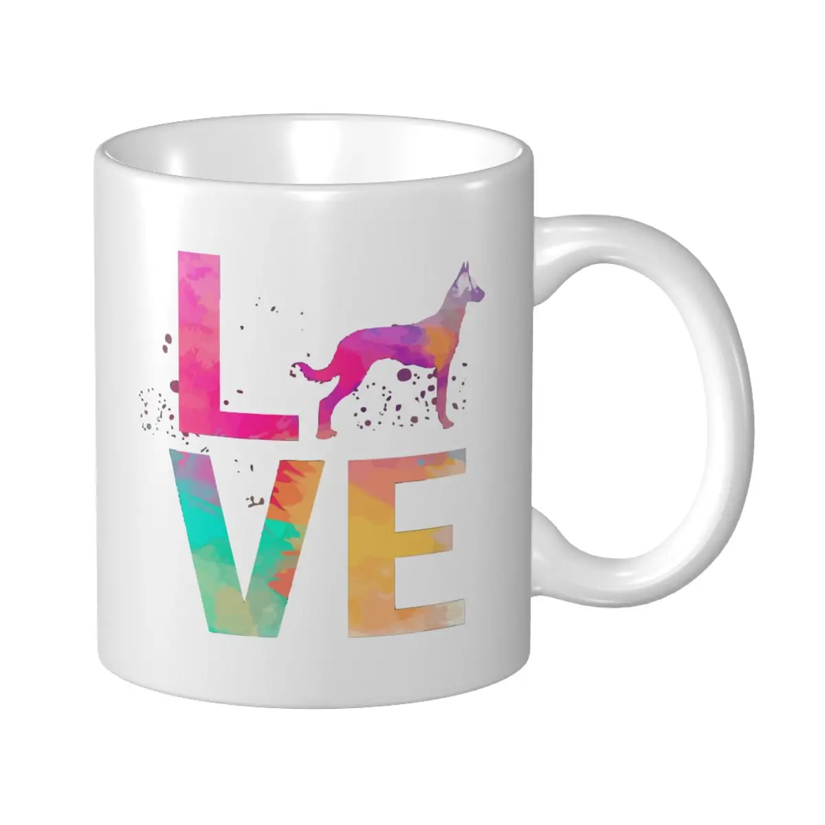 Mark Cup Mug Live Belgian Malinois Coffee Mugs Tea Milk Water Cup Travel Mugs Office Home