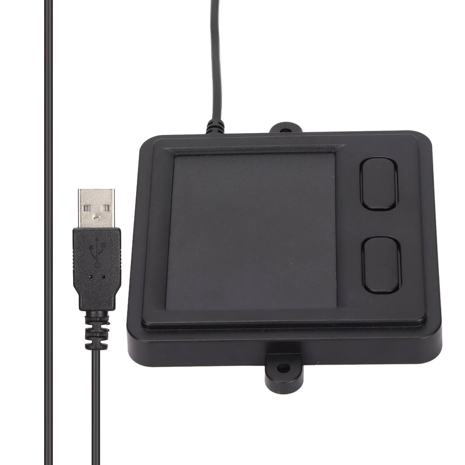 แทร็คแพดแบบพกพาแทร็คแพดแบบมีสาย USB ฝังขนาดกะทัดรัด2ปุ่มคอมพิวเตอร์แบบพกพาแผ่นสัมผัสสำหรับแล็ปท็อปเดสก์ท็อป