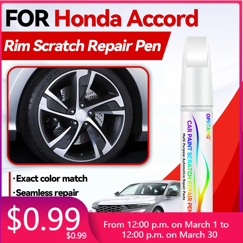 

Автомобильные аксессуары для HONDA ACCORD: Набор для быстрого и простого ремонта царапин на колесных дисках, краска для ремонта ободов колес.