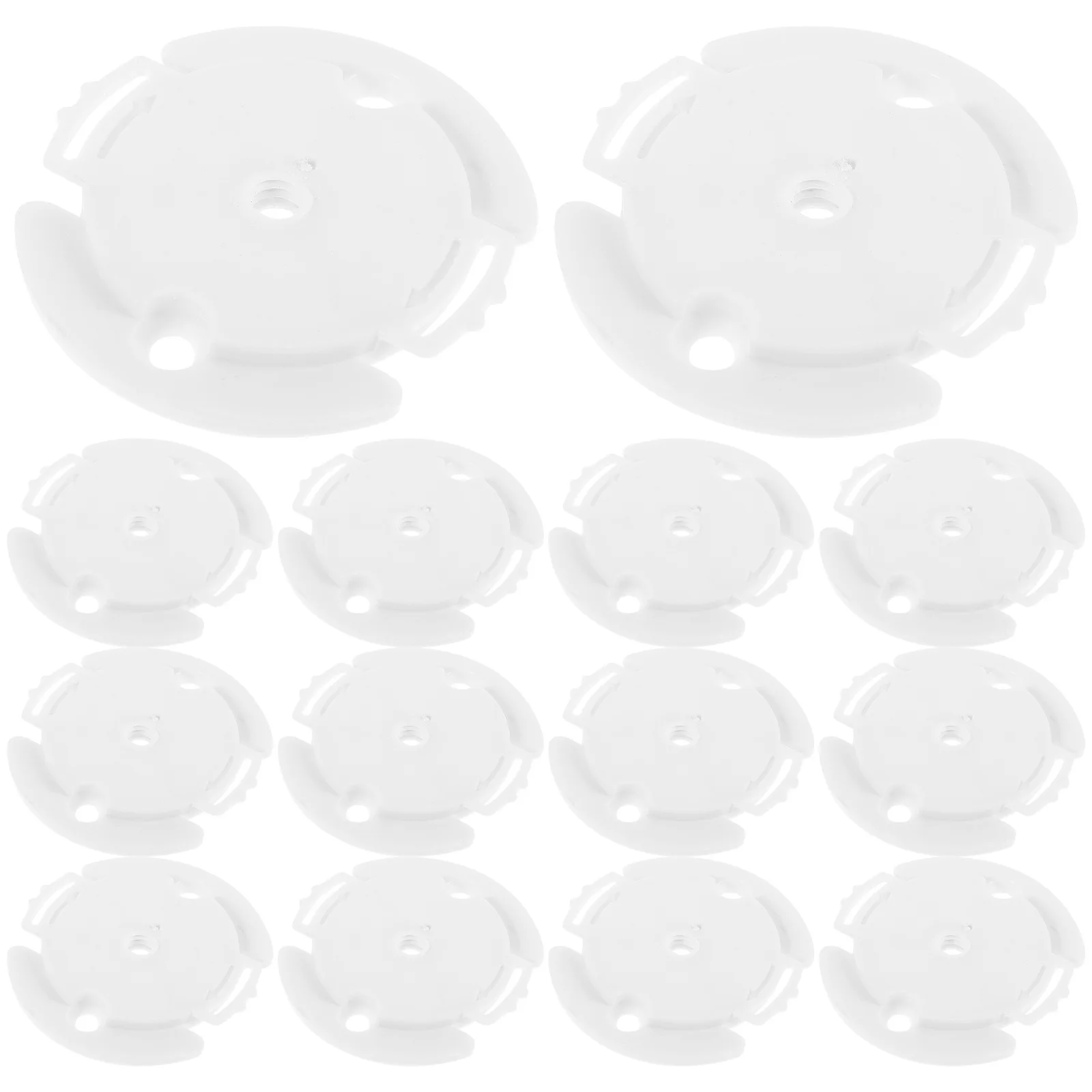 

20pcs Camera Base Mount: Round Plastic Indoor Security Camera Stand For Stable Footage Compact Disk Shaped Support Base