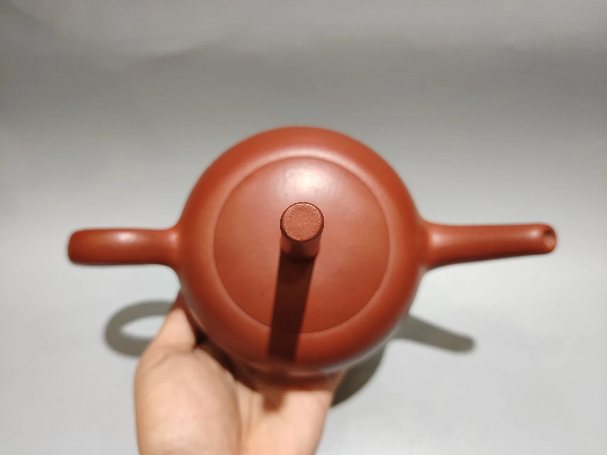 Yixing Purple Clay Teapot Red mud High top lid pot long-spouted kettle Ancient Text Pattern Pot Kettle Teapot Amass wealth