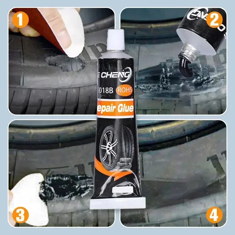

YING16 Tire Repair Glue Waterproof & High Temperature Resistant Black Sealing Waterproof And High-Temperature Resistant Repair A