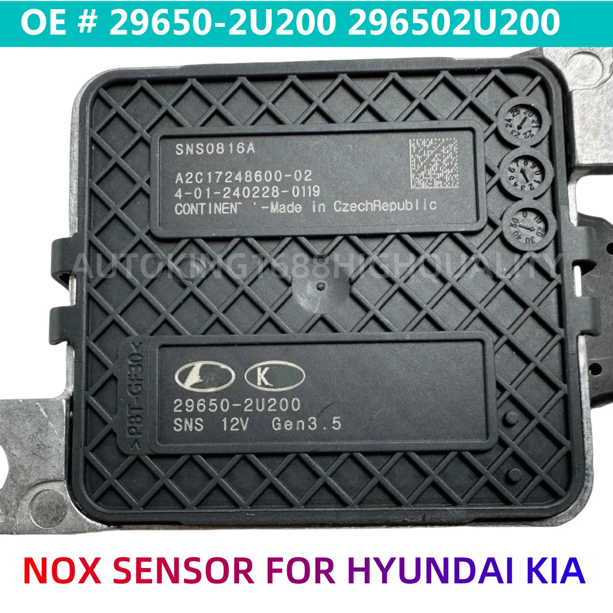 

29650-2U200 SNS0817B 29650 2U200 High Qaulity NEW NOX Sensor 296502U200 For Hyundai Tucson Kia Sportage