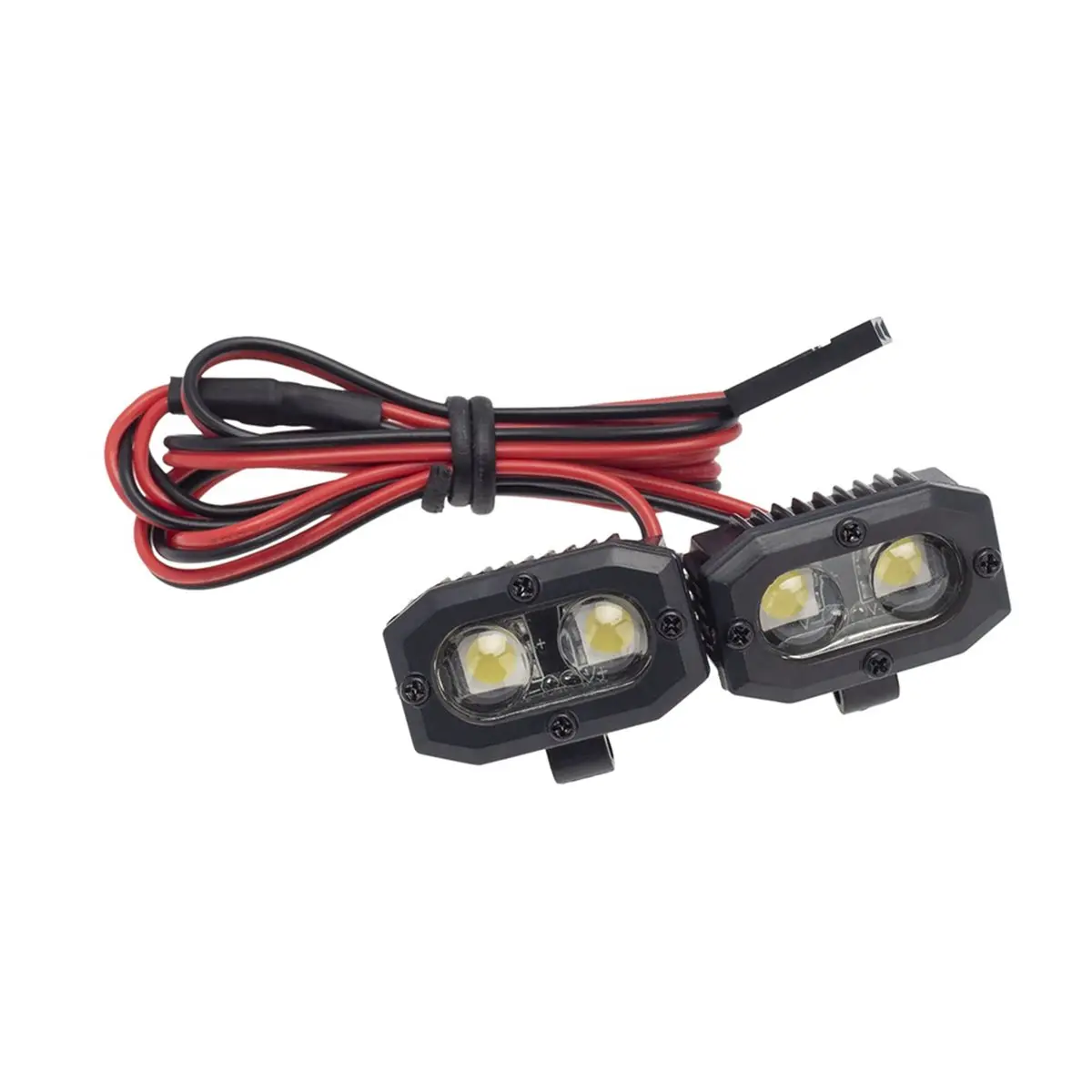 update. 2X RC Car Lights LED Spotlight with Controller for 1/10 RC Car TRX4 SCX10 9004 LED Light A