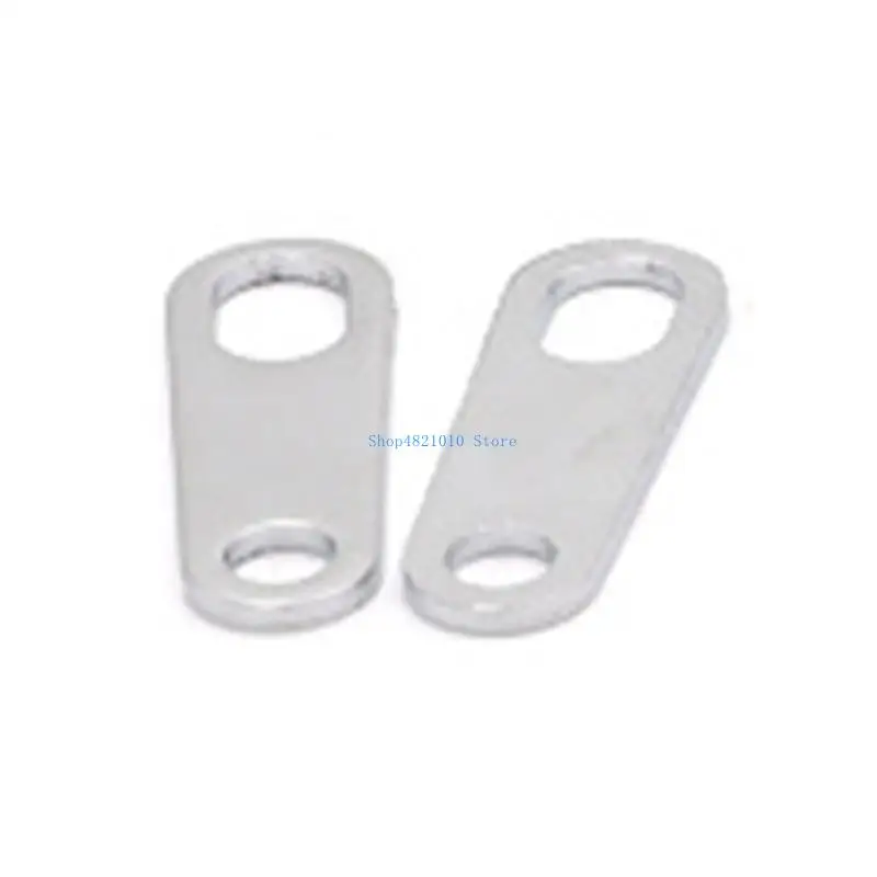 

T3LF 2Pcs Motorcycle Light Holder Bracket Durable Metal Fork Ear Clamps