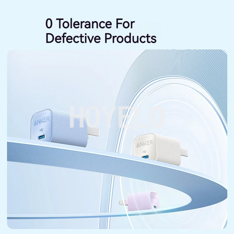 شاحن Anker-nano ultra لسلسلة آيفون وجالاكسي ، pps قابل للطي ، pps ، شاحن سريع ، 30 واط ، 50 واط ، piq