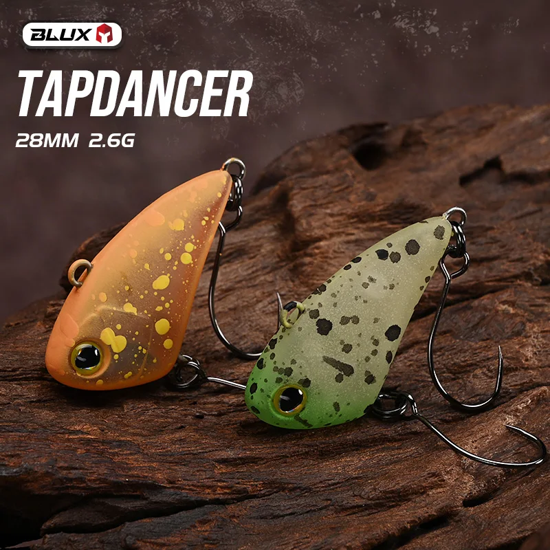 BLUX Tapdancer 28mm 2.6g Mini VIB Lipless Crankbait Fishing Lure Stream Area Trout Vibration Plastic Wobbler Artificial Bait - view 3