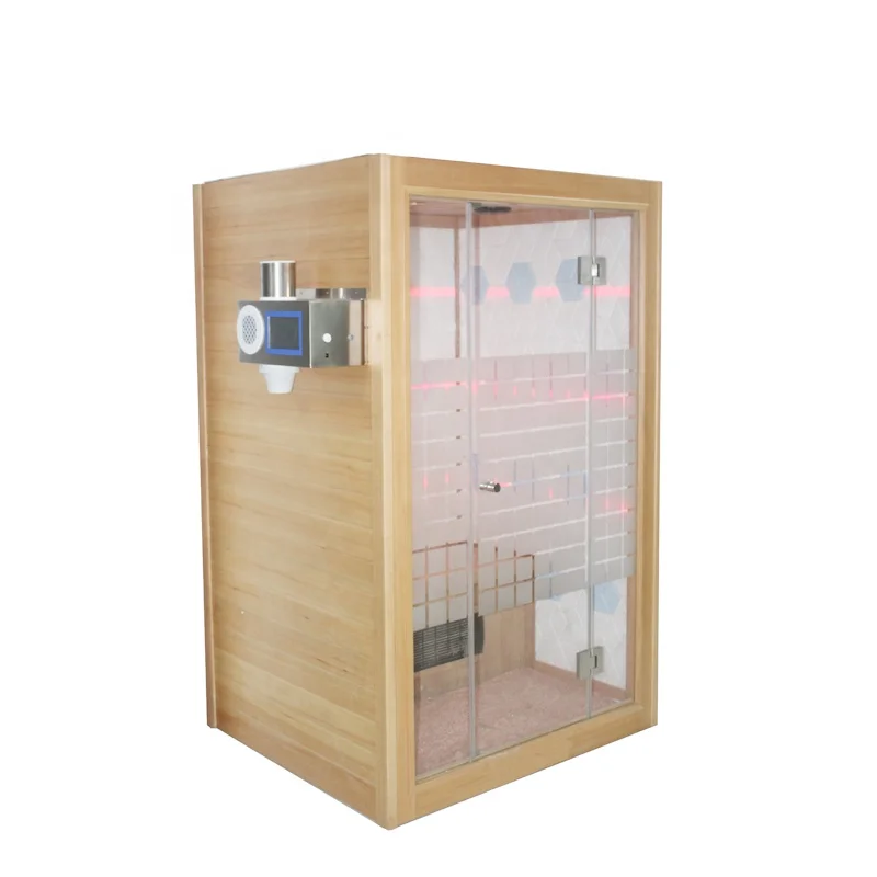2 Person Salt Bricks Far Infraed Sauna Room With Salt Generator Used for Salt Therapy