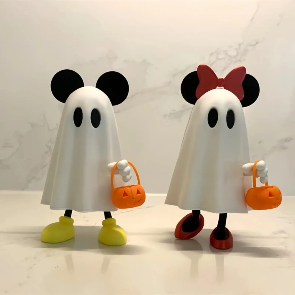 

New Cute Ghost Statue Resin Crafts Small Ornaments Halloween Creative Ghost Decorations Suitable for Home Garden Decoration Gift