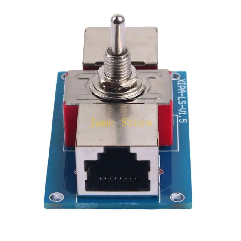 LX0B Double Port RJ45 Networking Switches With Hand Control For Stable Twisted Pair Connection