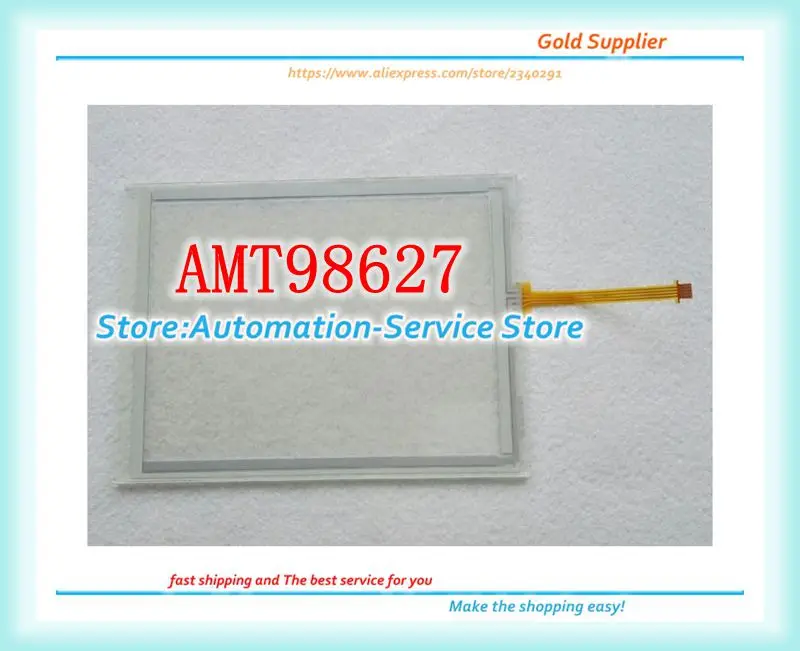 New Touch Screen Glass Panel Use For AMT-98627 AMT98627