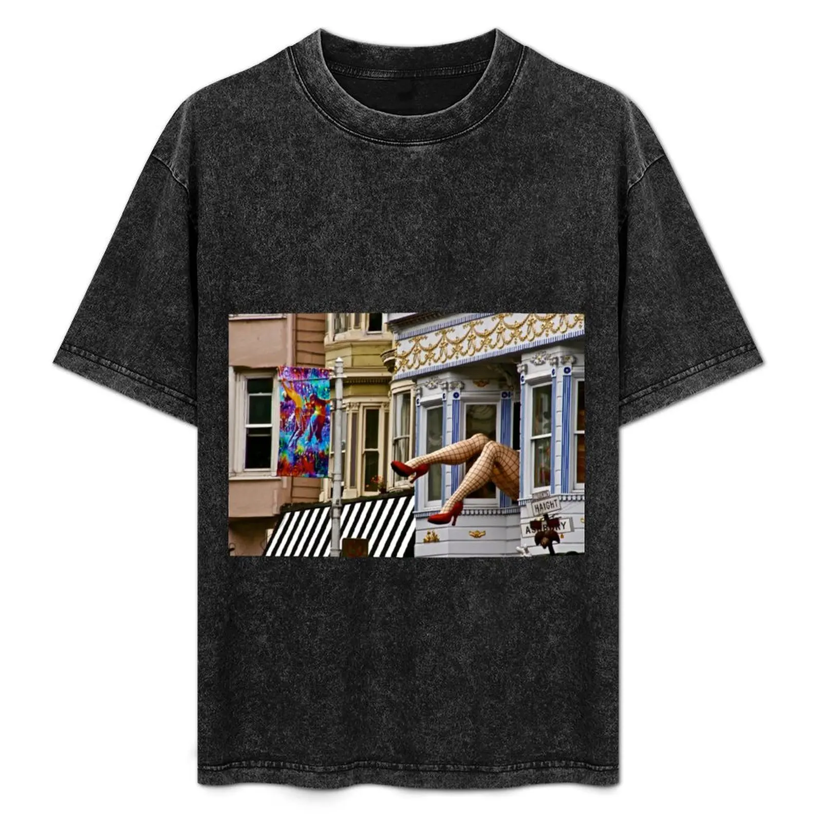 

Haight Ashbury T-Shirt Casual Trendy Short Sleeve T-Shirt