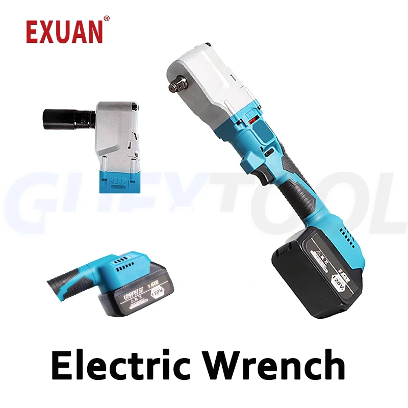 21V Cordless Ratchet Wrench High Torque Rotary Tiller Specialized Electric Right Angle Spanner Automotive Maintenance Screw Tool