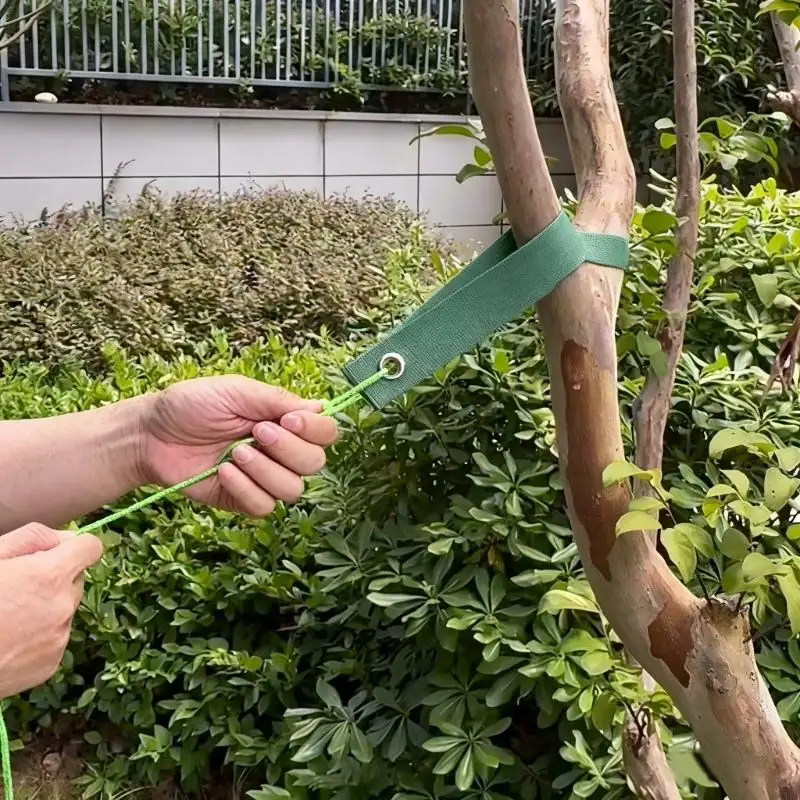 2025 New Strong Helical Design Stake Dowels Package 30cm Iron Stakes Nylon Straps Cotton Rope Included for Stable Outdoor Fixing
