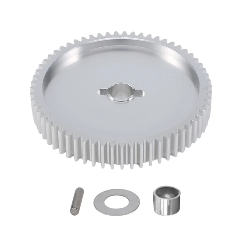 Aksesori suku cadang Upgrade mobil RC, logam 61T Spur Gear 51004 untuk TAMIYA TT01 TT-01 TT01D TT01E 1/10