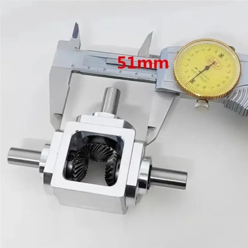 A02M-Small 1:1 T Type Cross Commutator Shaft Diameter 10Mm Right Angle Drive Gearbox Bevel Gearbox Rotation