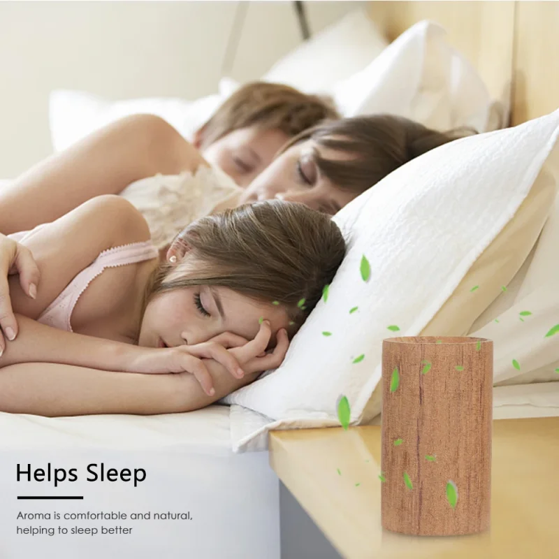ポータブル木製エッセンシャルオイルディフューザー天然アロマデ - Home Fragrance Natural のレビューと価格