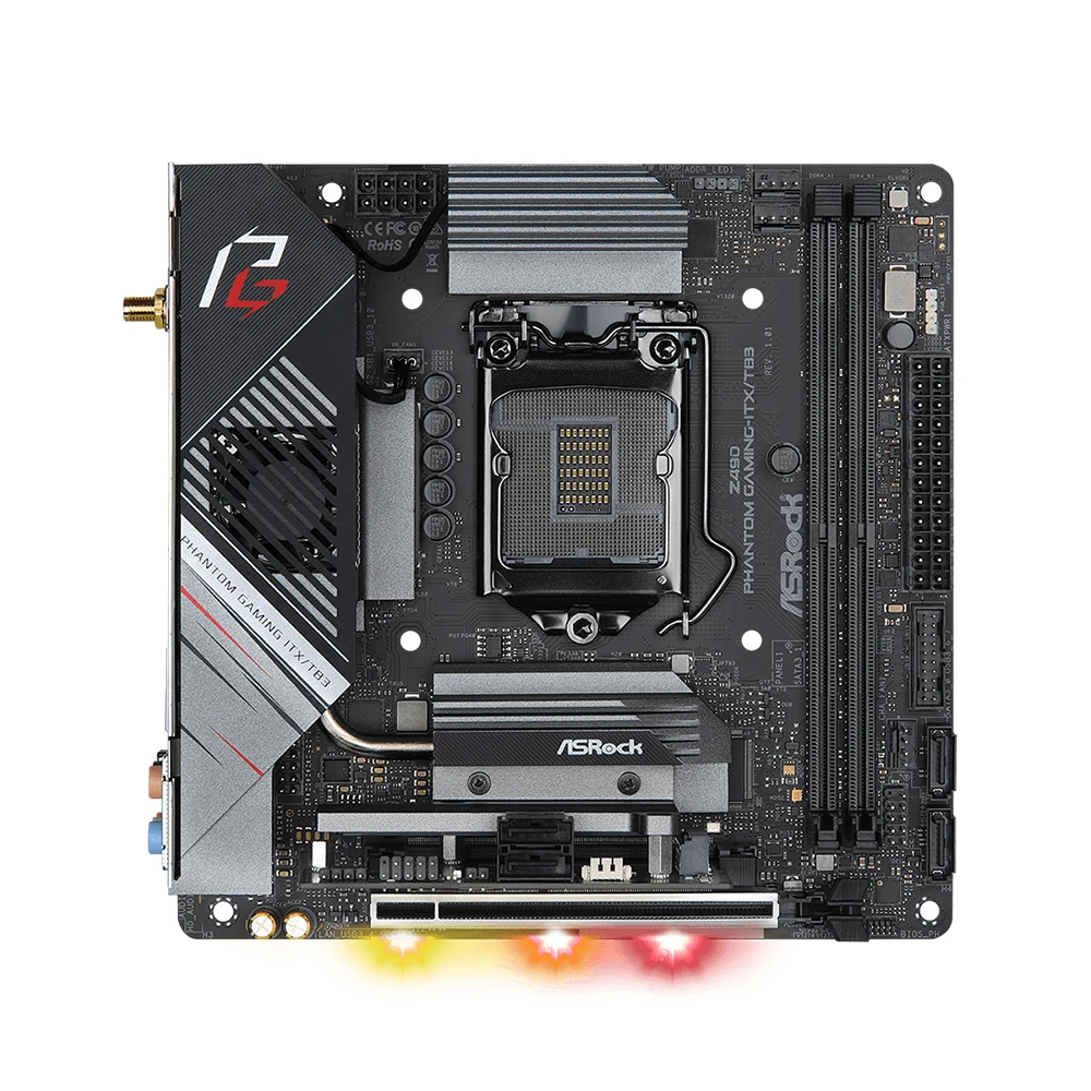 ASRock Z490 ITX Motherboard Supports i9-11900KF 10900K i7-11700K 10700F i5-11600 10400 CPU DDR4 4666MHz+ M.2 NVME HDMI Mini ITX